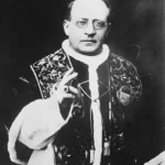 Papst Pius XI. am Beginn seines Pontifikats