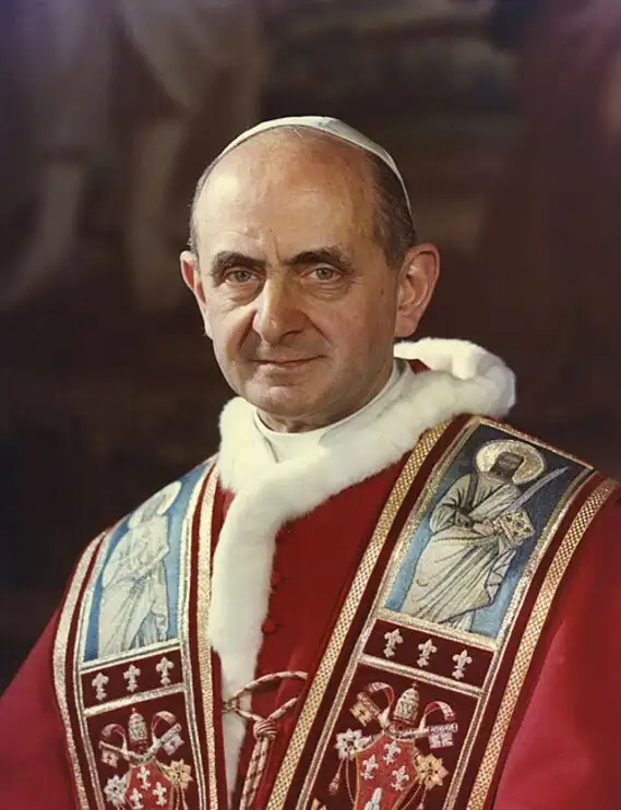 Giovanni Montini als Paul VI. (1969)