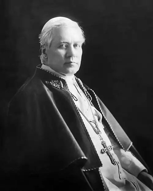 Porträt von Papst Pius X.: Über die Sillon-Bewegung