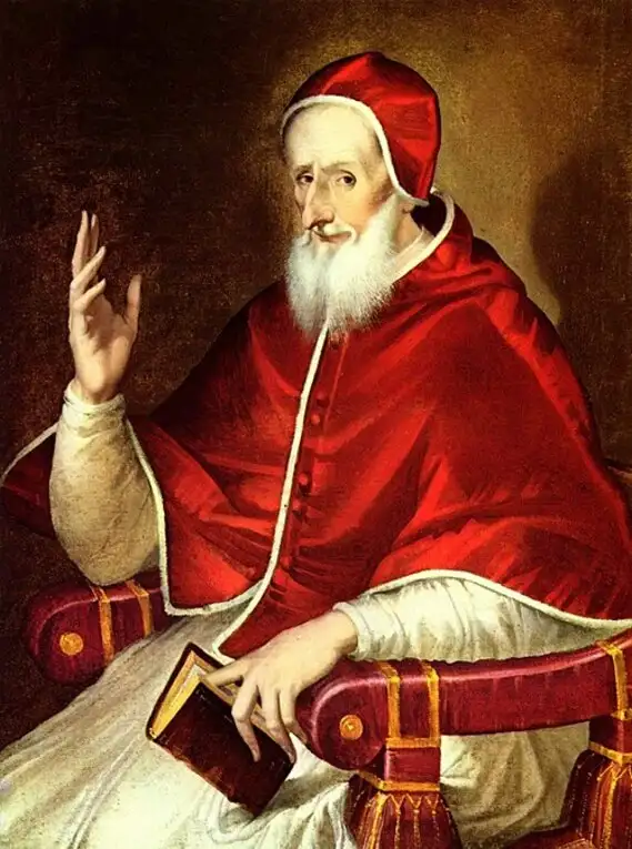 Der heilige Pius V. in einer Darstellung von El Greco